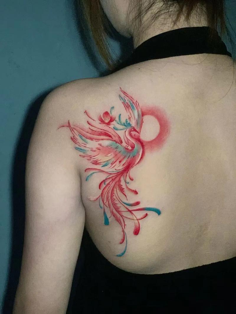Modèle de tatouage de phénix. - tktxfrance