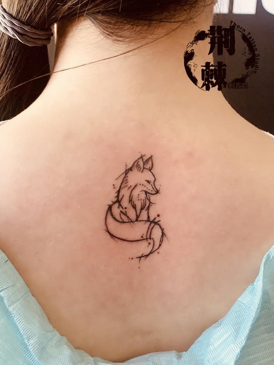 Modèle de tatouage renard - tktxfrance