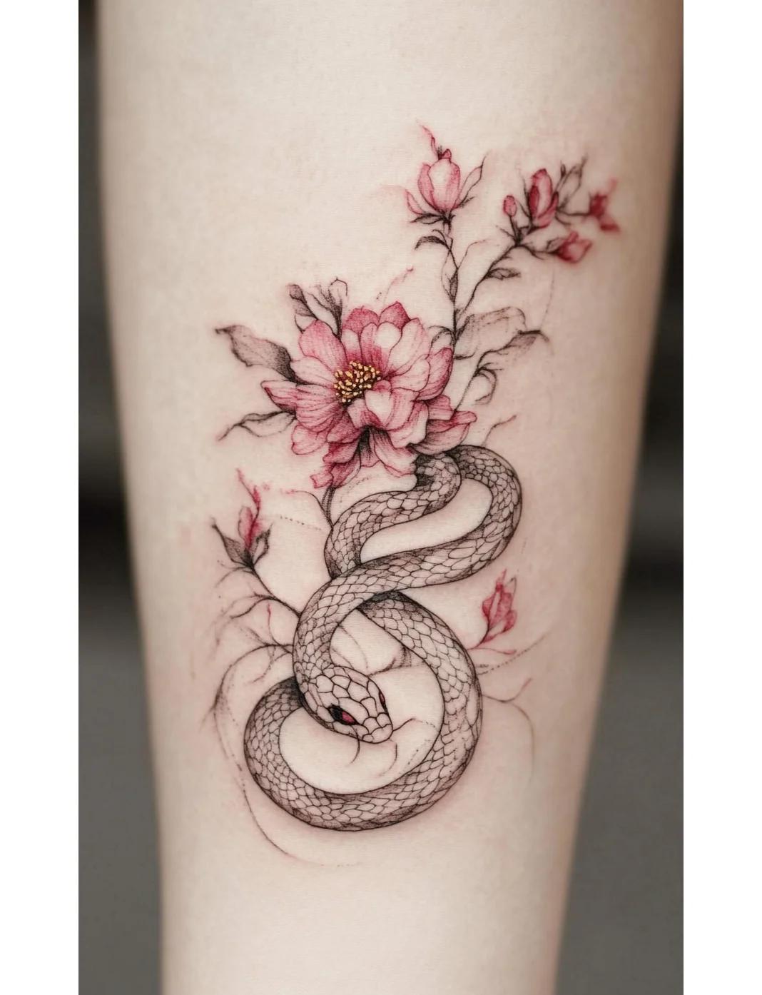 Modèle de tatouage serpent - tktxfrance