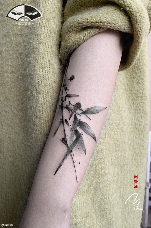 Motif de tatouage bambou. - tktxfrance
