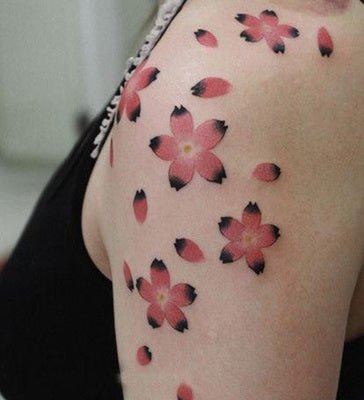 Motif de tatouage floral. - tktxfrance
