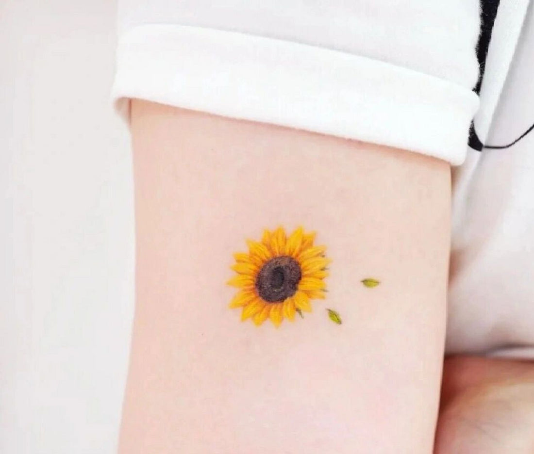 Tatouage tournesol - tktxfrance